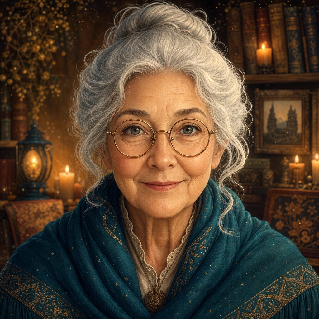 Fireside storyteller source portrait