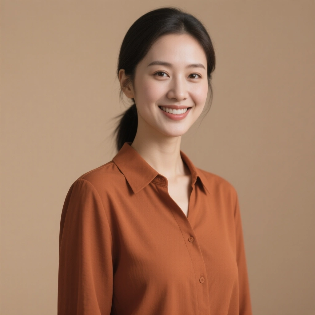 Maya product presenter source portrait