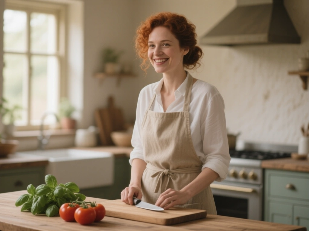 Sunday cooking host source portrait