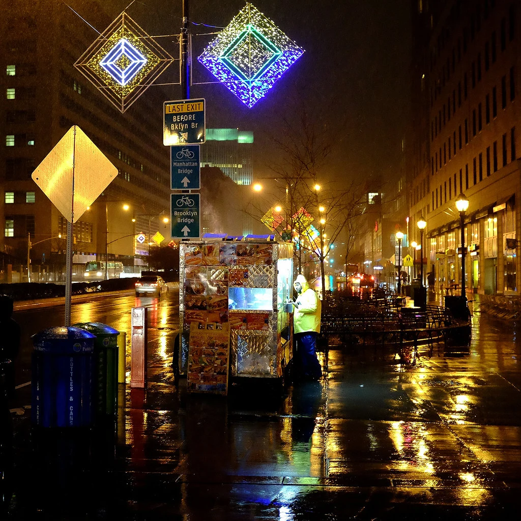 Source image before the rain to snow scene rewrite edit